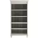 Hartford Antique White And Gray Open L Shaped Home Office Set