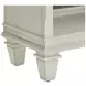 Hartford Antique White And Gray Open Bookcase