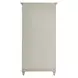 Hartford Antique White And Gray Open Bookcase