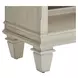 Hartford Antique White And Gray Open Bookcase