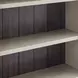 Hartford Antique White And Gray Open Bookcase