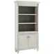 Hartford Antique White And Gray Open L Shaped Home Office Set