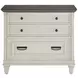 Hartford Antique White And Gray Writing Home Office Set
