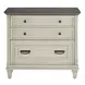 Hartford Antique White And Gray Lateral File Cabinet