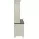 Hartford Antique White And Gray Credenza with Hutch