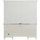 Hartford Antique White And Gray Credenza with Hutch