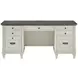 Hartford Antique White And Gray Credenza