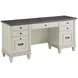 Hartford Antique White And Gray Credenza