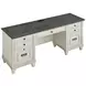 Hartford Antique White And Gray Credenza