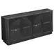 Harper Black 70" TV Stand