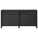 Knox Black 4 Door TV Stand