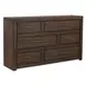 Modern Loft Brownstone Drawer Dresser