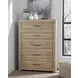 Modern Loft Modern Khaki 5 Drawer Chest