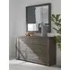Modern Loft Graystone Rectangular Dresser Mirror
