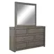 Modern Loft Graystone Rectangular Dresser Mirror
