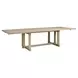 Modern Loft Brown 114" Extendable Rectangular Dining Table