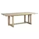 Modern Loft Brown 114" Extendable Rectangular Dining Table