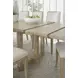 Modern Loft Brown 114" Extendable Rectangular Dining Table