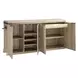 Modern Loft Brown 4 Door Sideboard