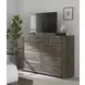 Modern Loft Graystone 9 Drawer Chesser