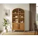 Olivia Brown Bookcase with 8 Shelves