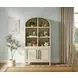 Olivia White Bookcase with 8 Shelves