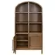 Olivia Brown Bookcase with 8 Shelves