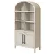 Olivia White Bookcase with 8 Shelves