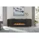 Palisades Charcoal 80" TV Stand with Fireplace and LED