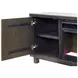 Palisades Charcoal 80" TV Stand with Fireplace and LED