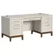 Pomona Soft White Home Office Set
