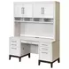 Pomona Soft White Home Office Set