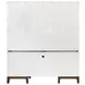 Pomona Soft White 68" Credenza with Hutch and USB Charging