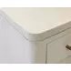 Pomona Soft White 68" Executive L Desk with USB Charging