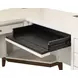 Pomona Soft White 68" Executive L Desk with USB Charging