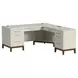 Pomona Soft White Executive Home Office Set