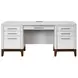 Pomona Soft White Home Office Set