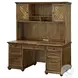 Porter Brown L Shaped Home Office Set