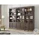 Sonoma Brown Executive 2 Piece Bookcase Wall