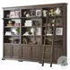 Sonoma Brown Executive 2 Piece Bookcase Wall
