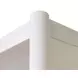 Towne White Open Bookcase