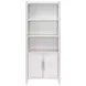 Towne White Door Bookcase