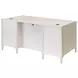 Towne White Double Pedestal Executive Desk