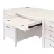 Towne White Double Pedestal Executive Desk