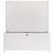 Towne White Double Pedestal L Shape Home Office Set