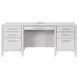 Towne White Credenza with Hutch