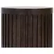 Tulane Brown 24" Round Side Table