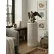 Tulane White 30" Round Side Table