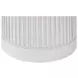 Tulane White Round Chairside Table