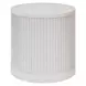 Tulane White Round End Table
